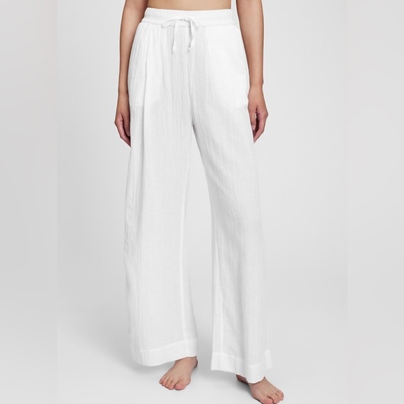 NWT GAP Airy wide leg gauzey pants - Picture 2 of 3